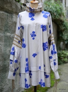 新品tiit tokyo Smocking Print Dress+oleiroalvesimoveis.com.br